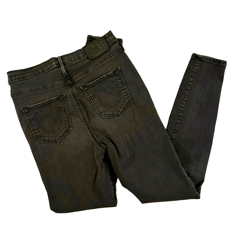 True Religion ultra high rise super skinny
Jeans SZ 29 FADED Black Stretch